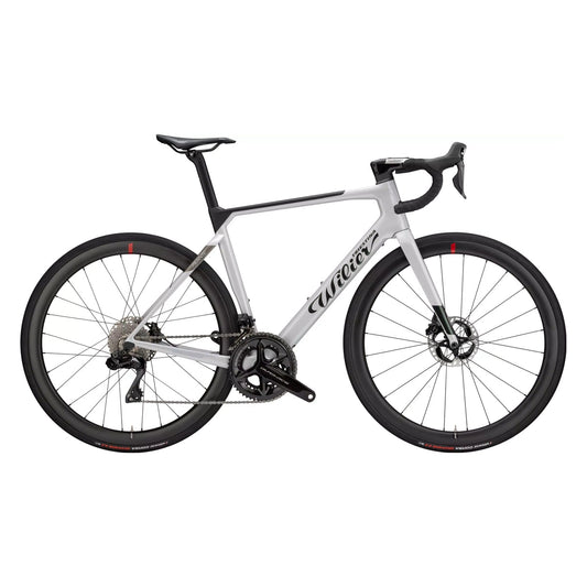 WILIER FILANTE HYBRID Shimano Dura Ace Di2 R9270 Mahle X20 R42KC - Y18 Silver/Matt Glossy-Complete Road Bikes-