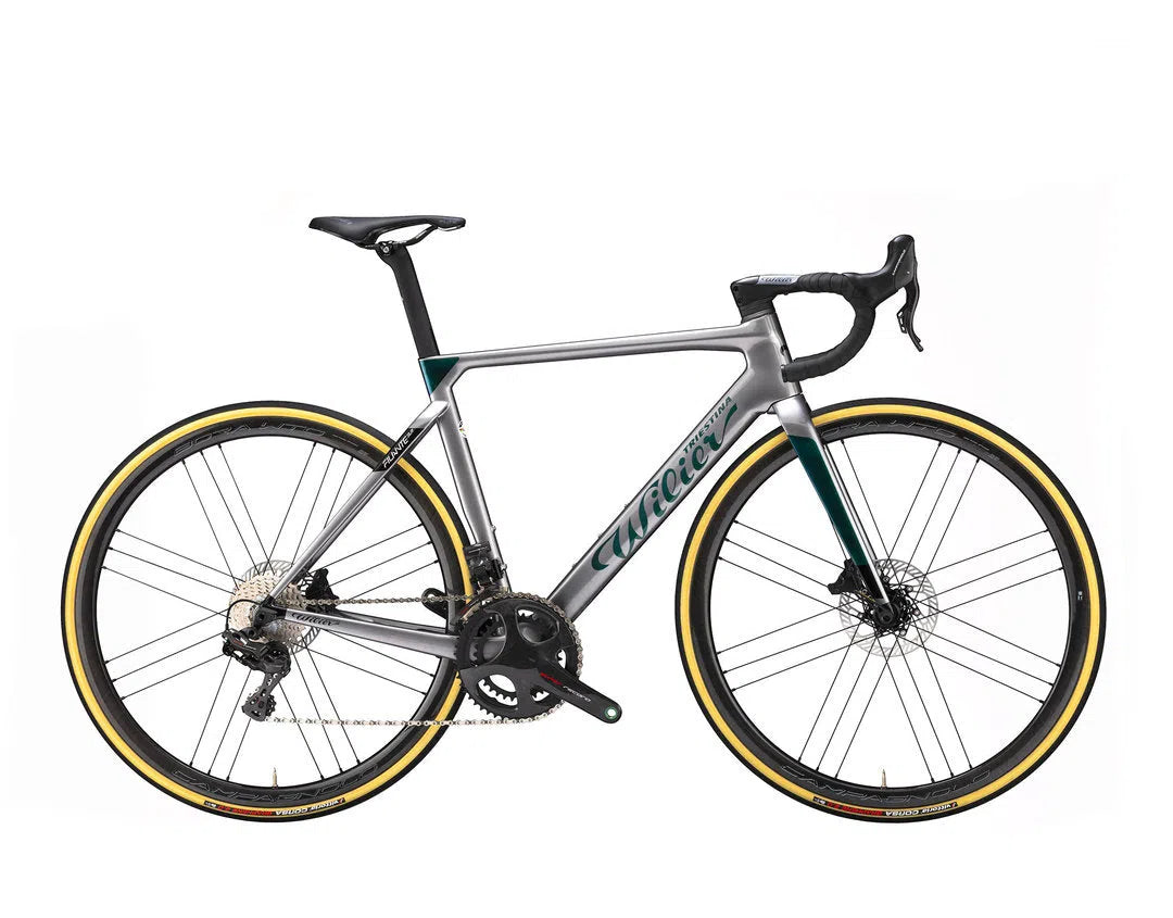 WILIER FILANTE SLR - GREY IRIDE GREEN GLOSSY-Complete Road Bikes-