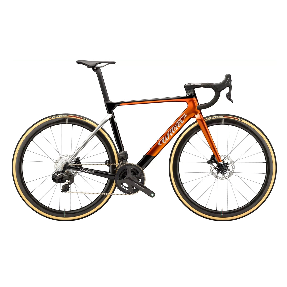 WILIER FILANTE SLR Shimano Dura Ace Di2 R9270 R42KC Carbon - F8 Ramato-Complete Road Bikes-