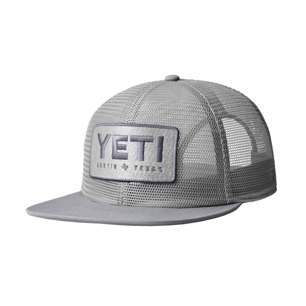 YETI Logo Austin Mesh Hat - Grey-Caps-888830242445