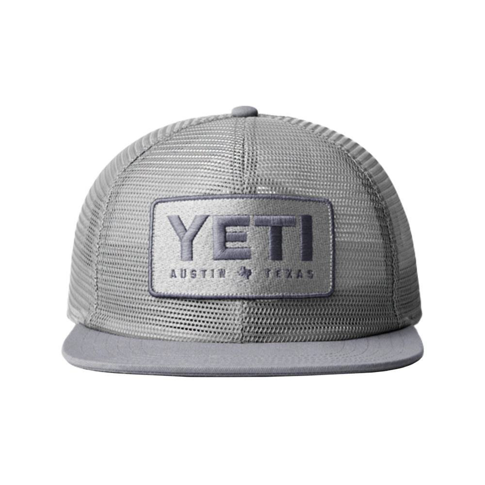 YETI Logo Austin Mesh Hat - Grey-Caps-888830242445