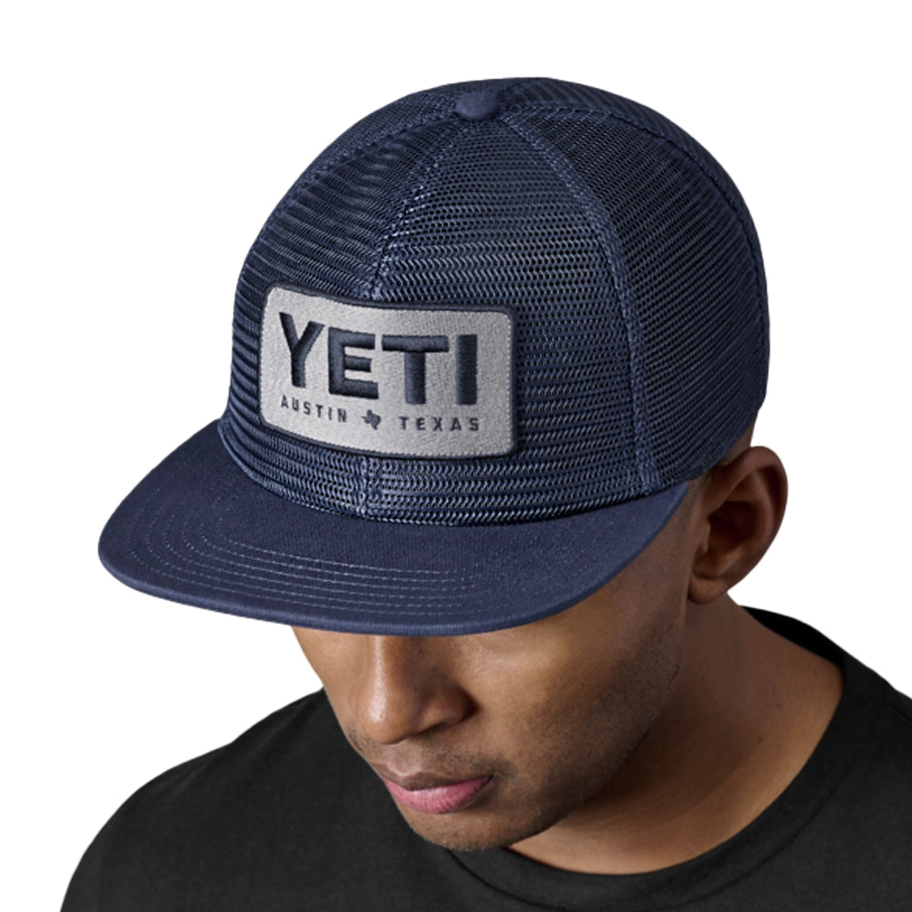 YETI Logo Austin Mesh Hat - Navy-Caps-888830242438