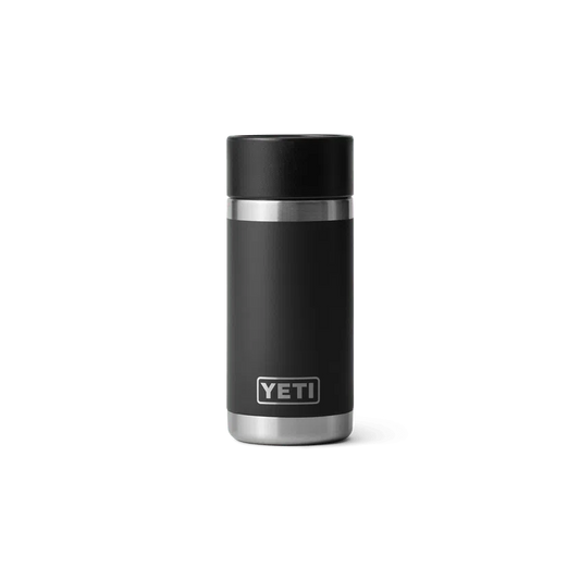 YETI Rambler 12 OZ 355 ML Bottle With Hotshot Cap - Black-Drinkware-888830071113