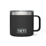 YETI Rambler 14 OZ 414 ML MUG - Black-Drinkware-888830129128