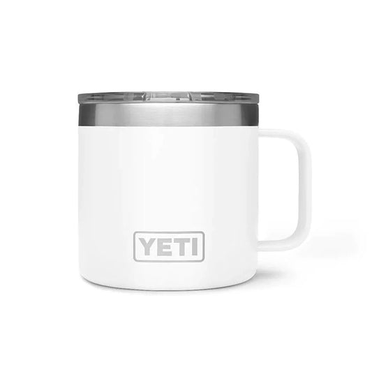 YETI Rambler 14 OZ 414 ML MUG - White-Drinkware-888830129159