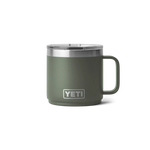 YETI Rambler 14 OZ 414 ML Stackable MUG 2.0 - Camp Green-Drinkware-888830254400