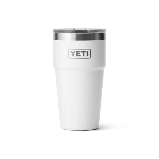 YETI Rambler 16 OZ 473ml Tumbler Pint Cup - White-Drinkware-888830129203