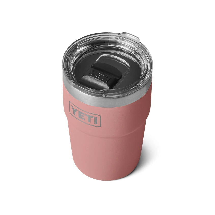 YETI Rambler 16 OZ 473ml Tumbler Stackable Cup - Sandstone Pink