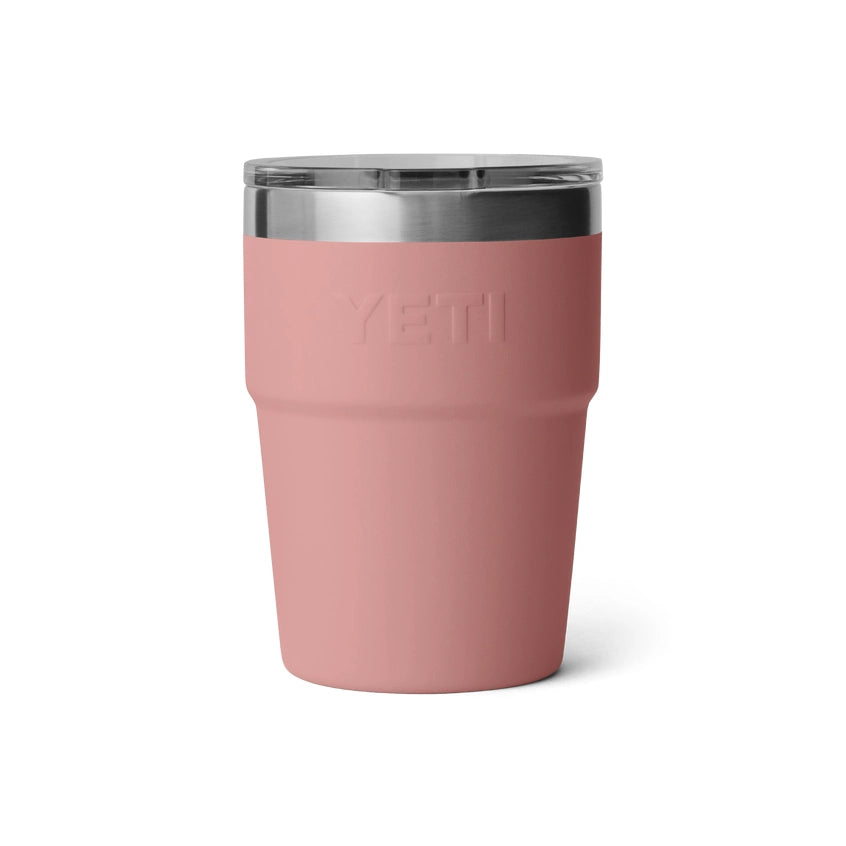 YETI Rambler 16 OZ 473ml Tumbler Stackable Cup - Sandstone Pink