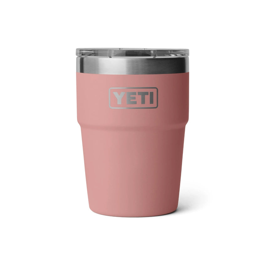 YETI Rambler 16 OZ 473ml Tumbler Stackable Cup - Sandstone Pink