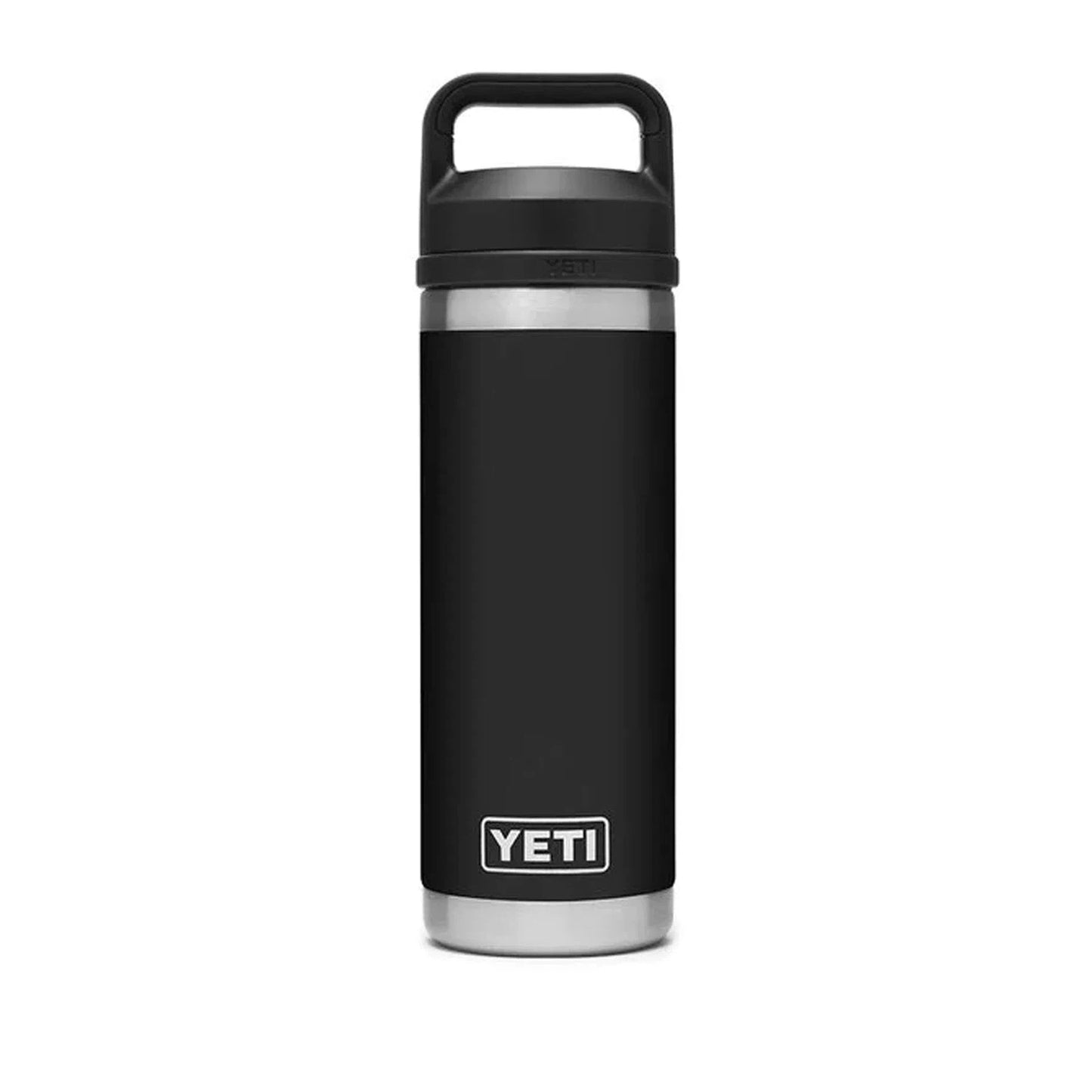 YETI Rambler 18 OZ 532 ML Bottle With Chug Cap - Black-Drinkware-888830076927