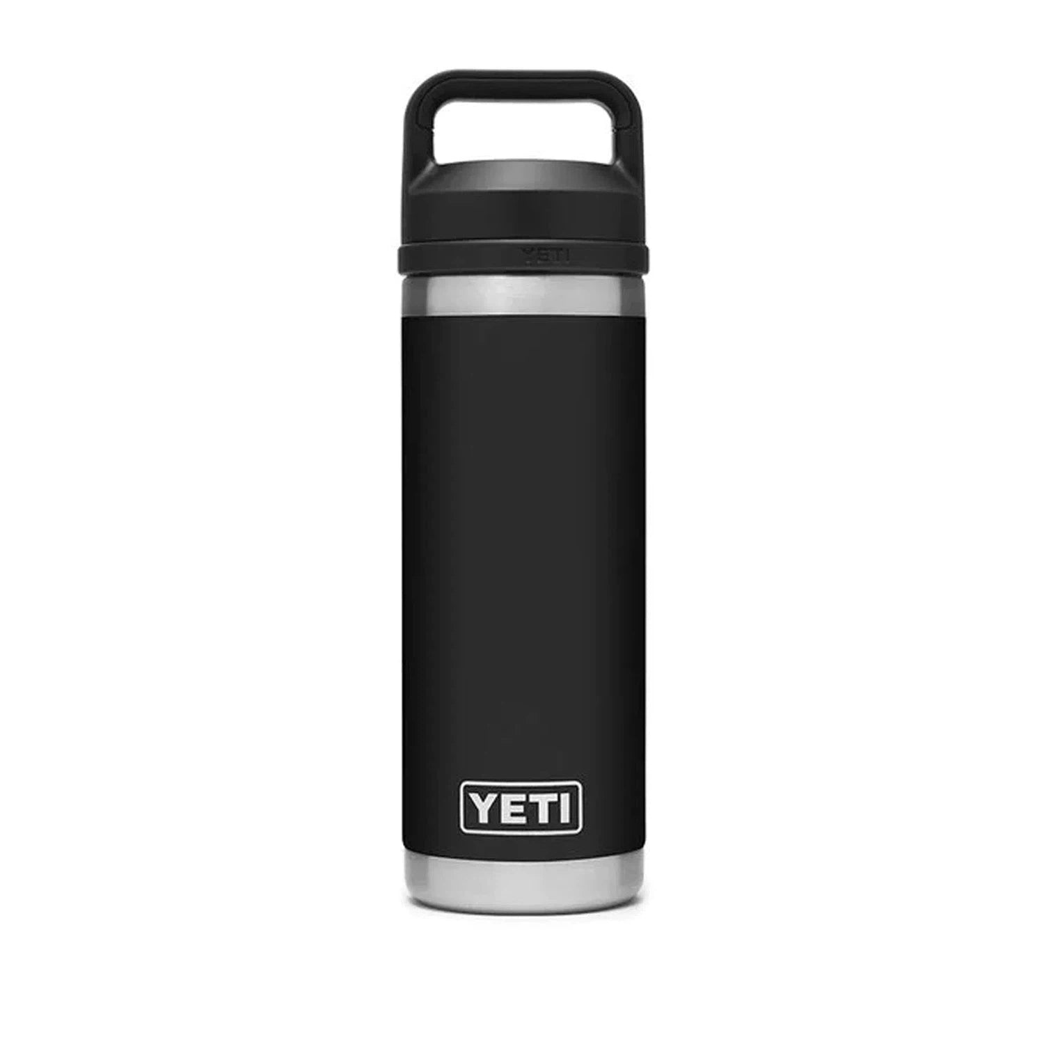 YETI Rambler 18 OZ 532 ML Bottle With Chug Cap - Black-Drinkware-888830076927