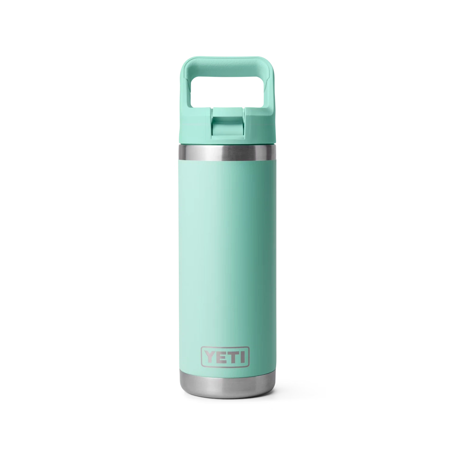 YETI Rambler 18oz/532m Bottle with Straw Cap - Seafoam-Drinkware-888830277164