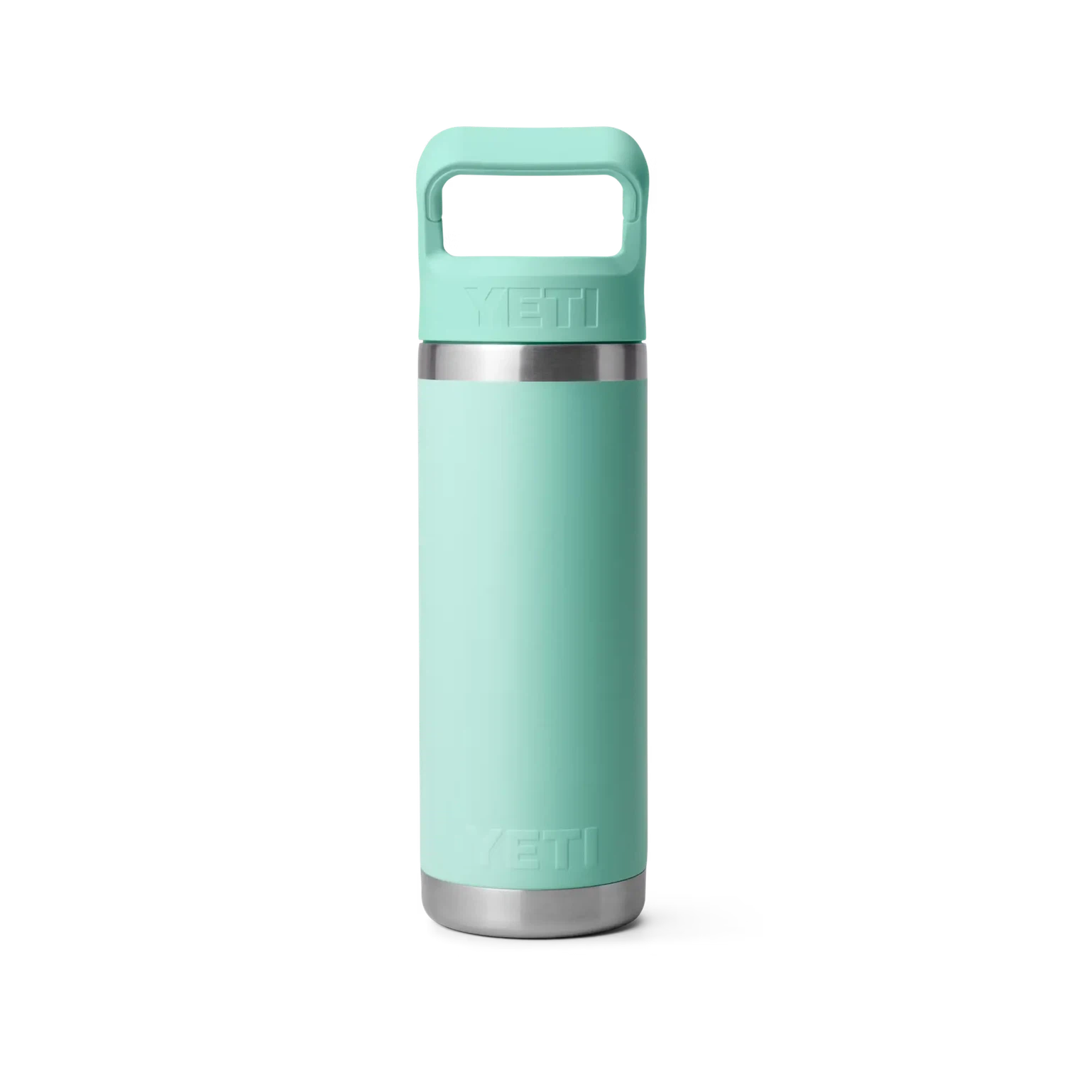 YETI Rambler 18oz/532m Bottle with Straw Cap - Seafoam-Drinkware-888830277164