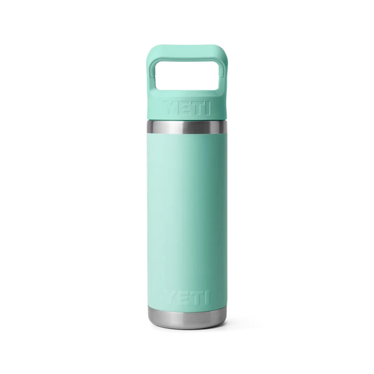 YETI Rambler 18oz/532m Bottle with Straw Cap - Seafoam-Drinkware-888830277164