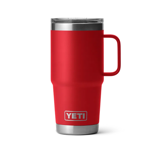 YETI Rambler 20 OZ 591 ML Travel Mug - Red-Drinkware-888830232132