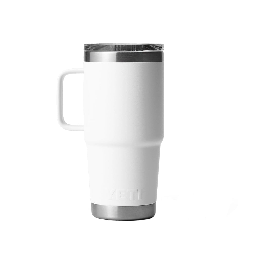 YETI Rambler 20 OZ 591 ML Travel Mug - White-Drinkware-888830214558