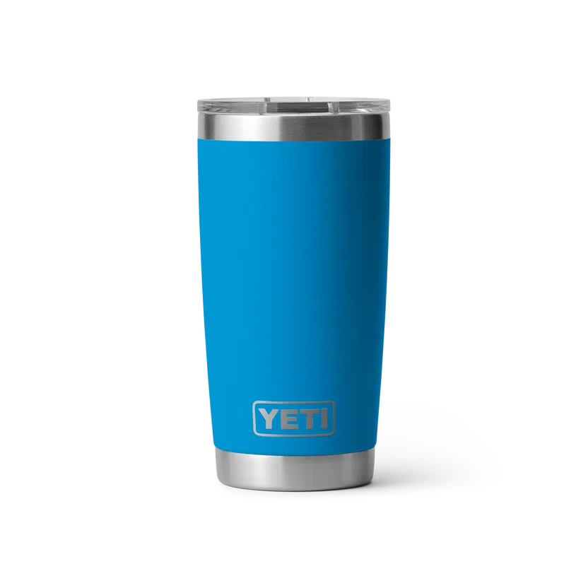 YETI Rambler 20 OZ 591 ML Tumbler - Big Wave Blue-Drinkware-888830372548