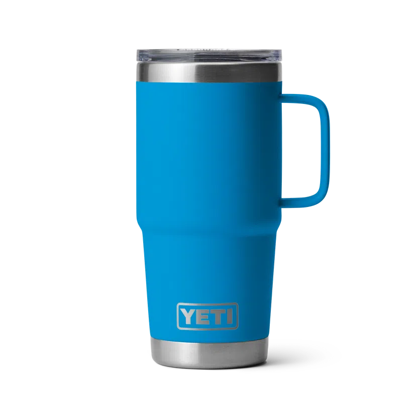 YETI Rambler 20oz 591ml Travel Mug - Big Wave Blue-Drinkware-888830326886