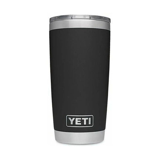 YETI Rambler 20oz 591ml Tumbler - Black-Drinkware-888830063996