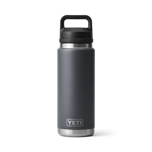 YETI Rambler 26 OZ 760ml Bottle With Chug Cap - Charcoal-Drinkware-888830212448