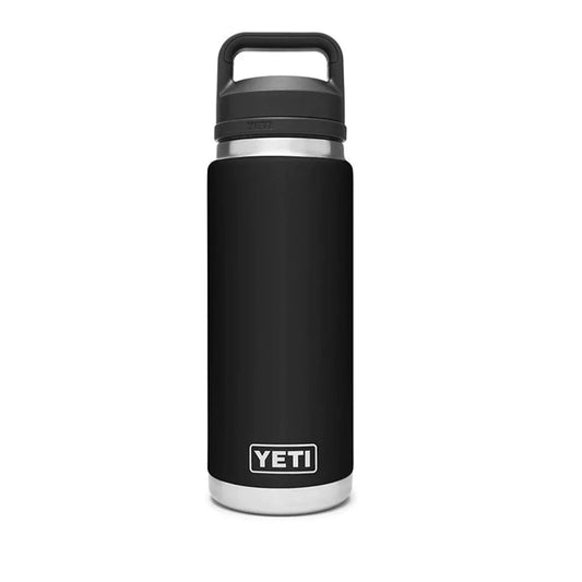 YETI Rambler 26 OZ 769 ML Bottle With Chug Cap - Black-Drinkware-888830077009