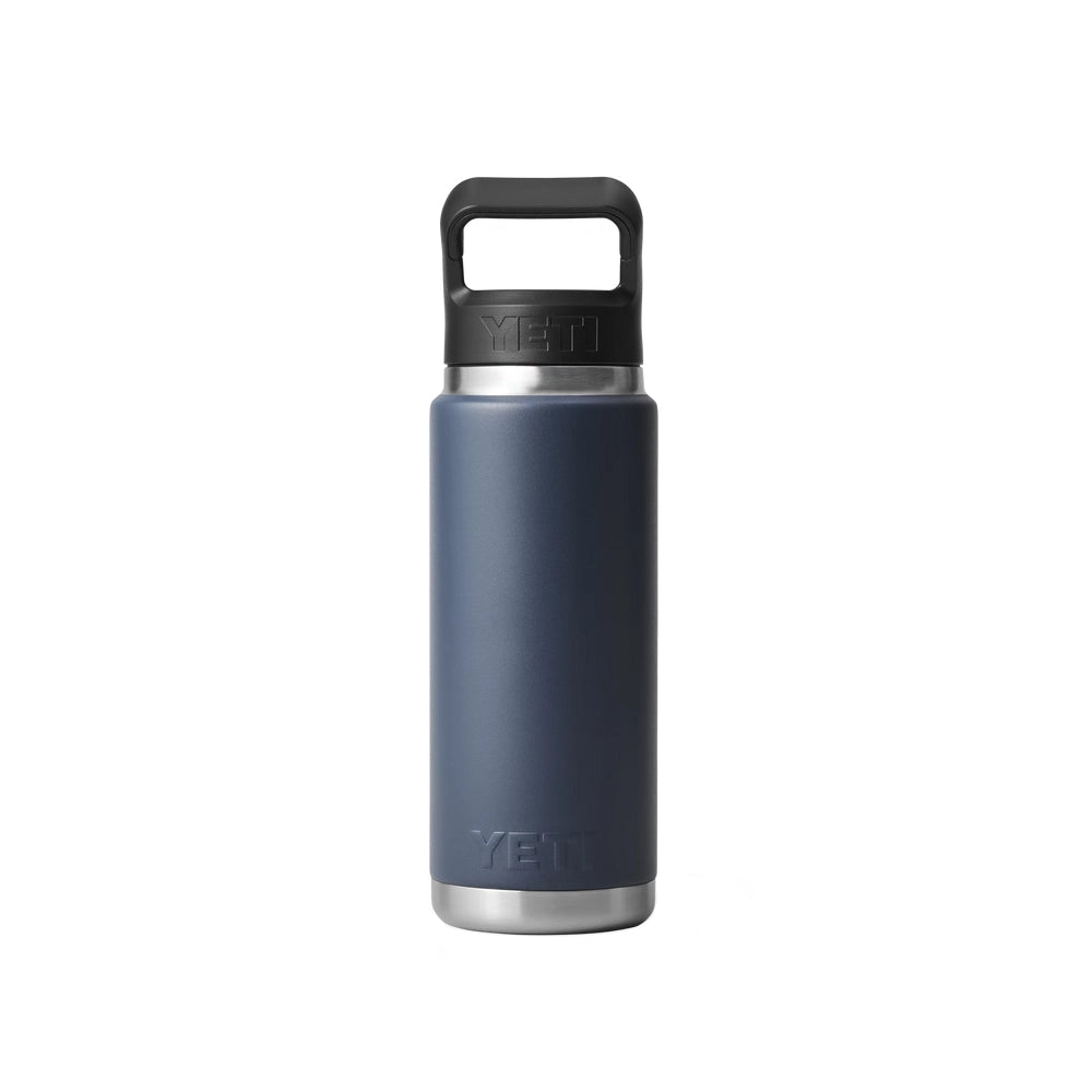 YETI Rambler 26 OZ 769 ML Bottle With Straw Cap - Navy-Drinkware-888830276839