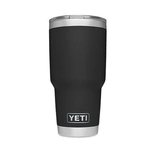 YETI RAMBLER 30 OZ 887 ML TUMBLER - Black-Drinkware-88883064061