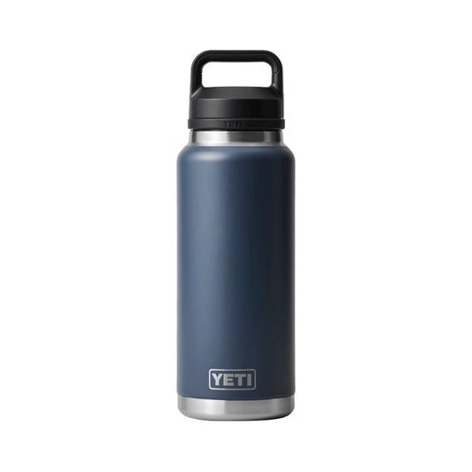 YETI Rambler 36 OZ 1 L Bottle With Chug Cap - Navy-Drinkware-888830077115