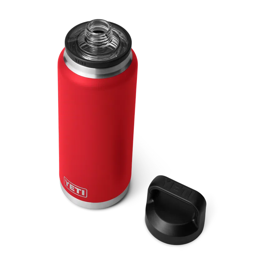 YETI Rambler 36 OZ 1 L Bottle With Chug Cap - Red-Drinkware-888830232170