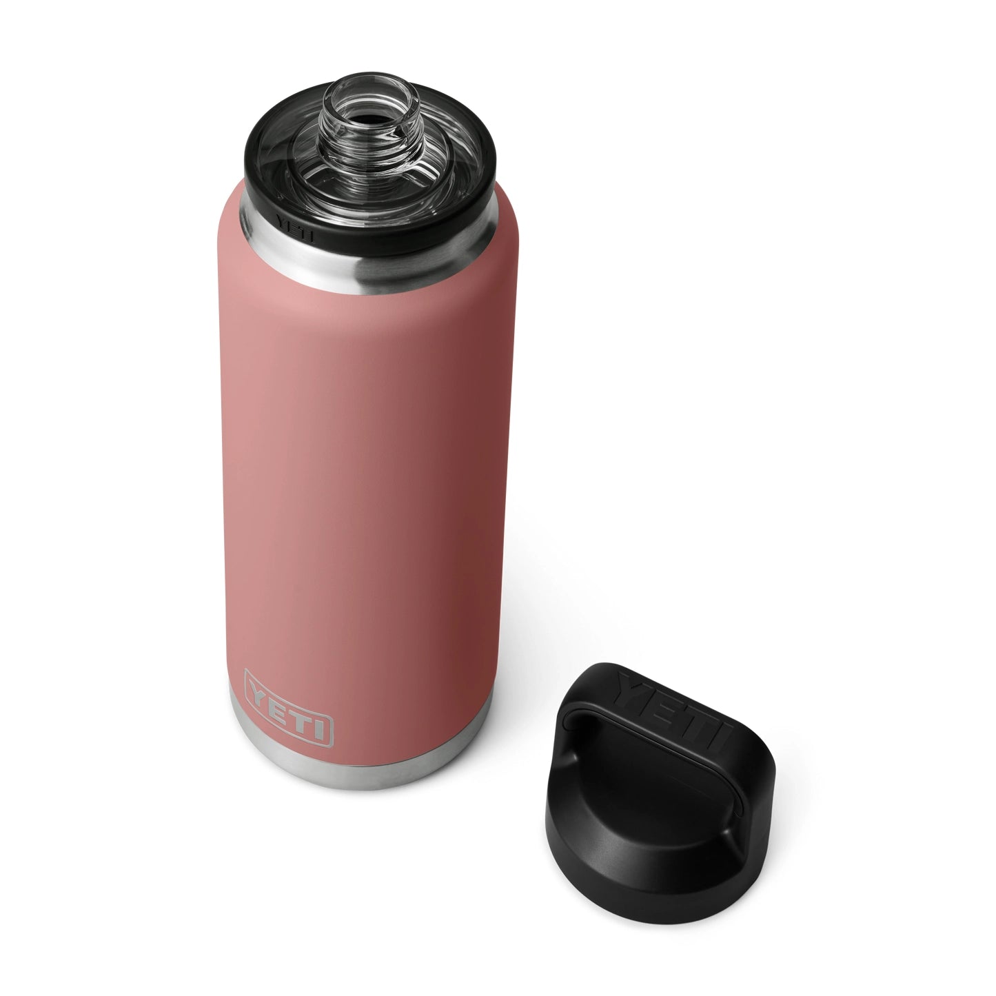 YETI Rambler 36 OZ 1 L Bottle With Chug Cap - Sandstone Pink