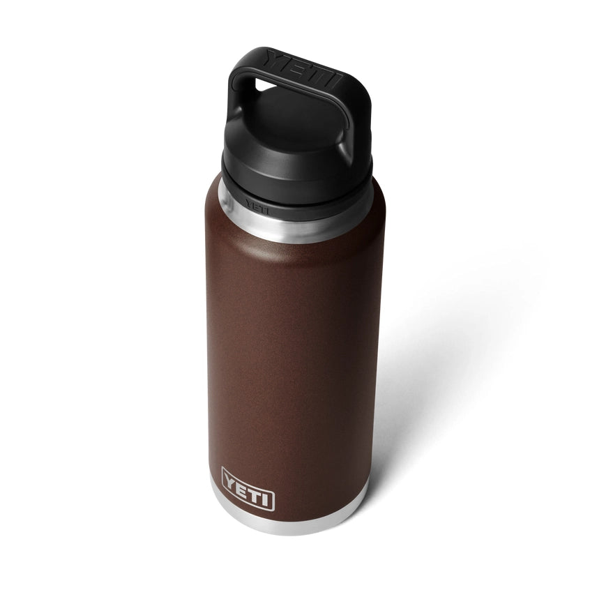 YETI Rambler 36 OZ 1 L Bottle With Chug Cap - Wetlands Brown