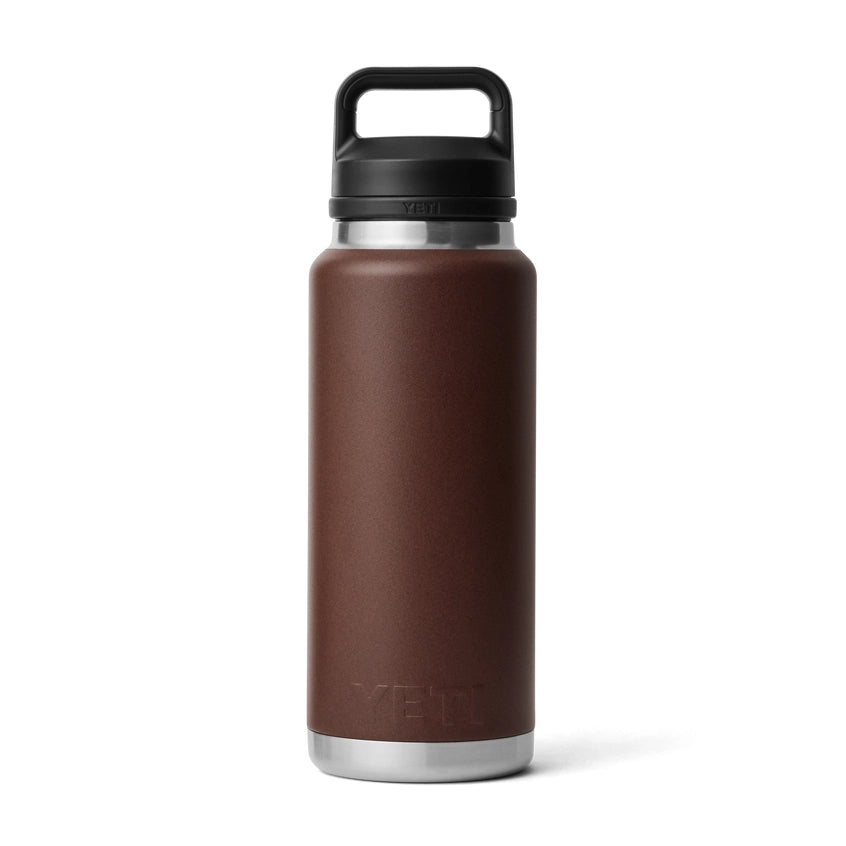 YETI Rambler 36 OZ 1 L Bottle With Chug Cap - Wetlands Brown