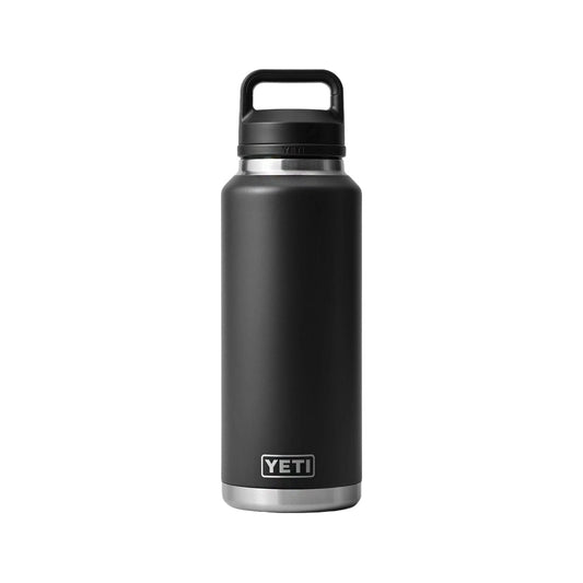 YETI Rambler 46 OZ 1.4L Bottle With Chug Cap - Black-Drinkware-888830106884