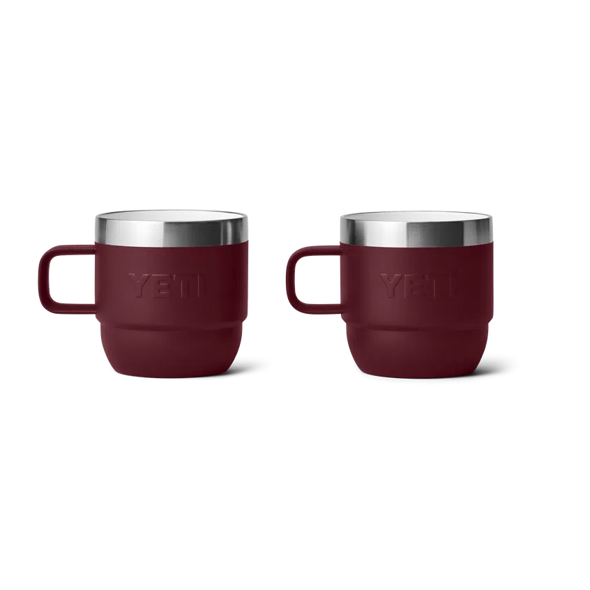 YETI Rambler 6 OZ 177 ML Stackable Mugs - Wild Vine Red