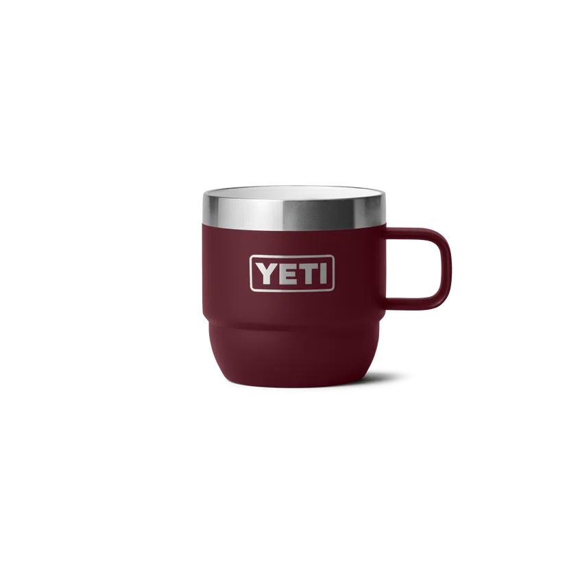 YETI Rambler 6 OZ 177 ML Stackable Mugs - Wild Vine Red