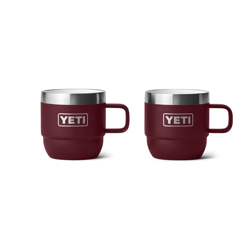 YETI Rambler 6 OZ 177 ML Stackable Mugs - Wild Vine Red