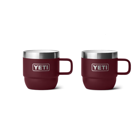 YETI Rambler 6 OZ 177 ML Stackable Mugs - Wild Vine Red