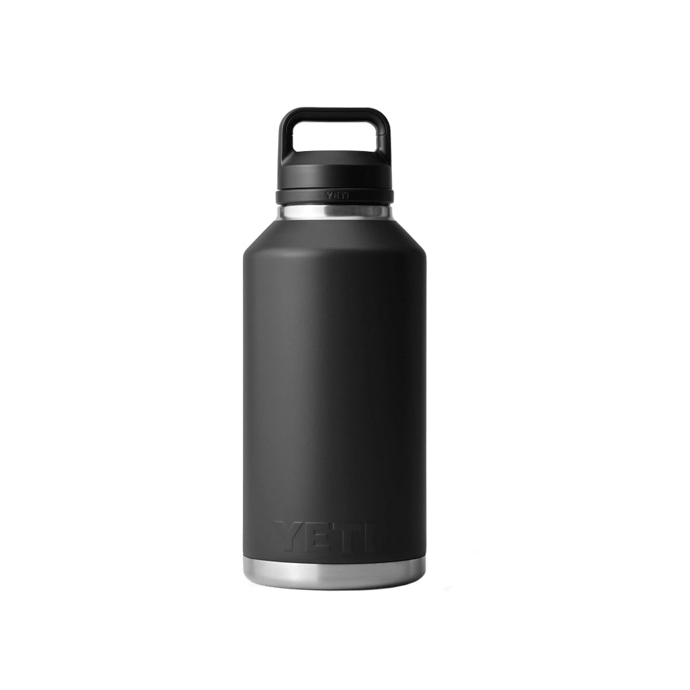 YETI Rambler 64 OZ 1.9 L Bottle With Chug Cap - Black-Drinkware-888830180013