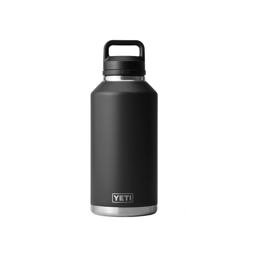 YETI Rambler 64 OZ 1.9 L Bottle With Chug Cap - Black-Drinkware-888830180013