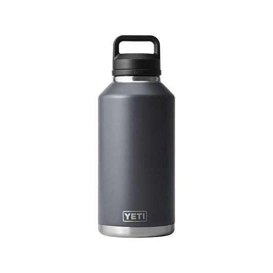 YETI Rambler 64 OZ 1.9 L Bottle With Chug Cap - Charcoal-Drinkware-888830212479