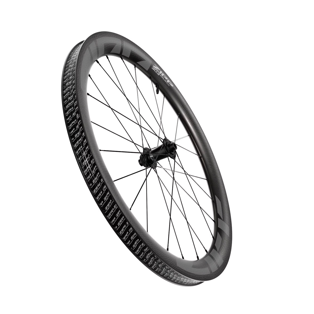 ZIPP Wheelset 303 XPLR SW Tubeless Disc Front Wheel - Carbon Black