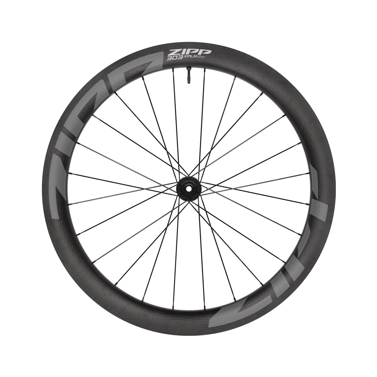 ZIPP Wheelset 303 XPLR SW Tubeless Disc Front Wheel - Carbon Black