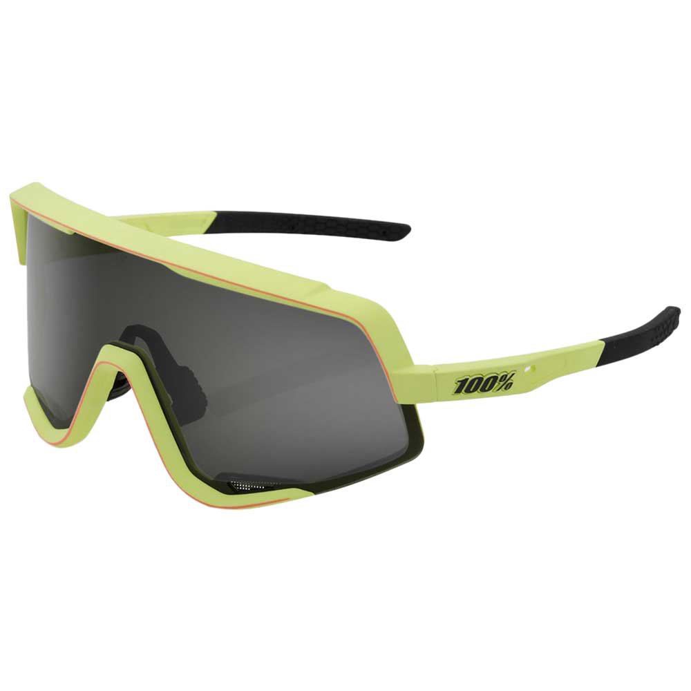RIDE 100% - Lunettes Glendale Soft Tact Washed Out Neon Yellow Smoke Lens