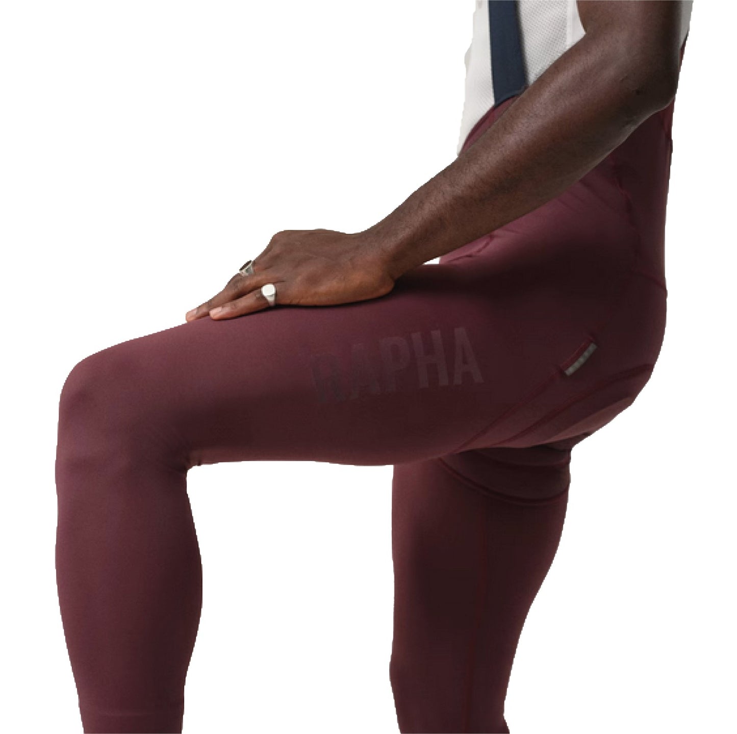 RAPHA Pro Team Training Tights with Pad AW2023 - SOU Burgundy AW2022-Velodrom