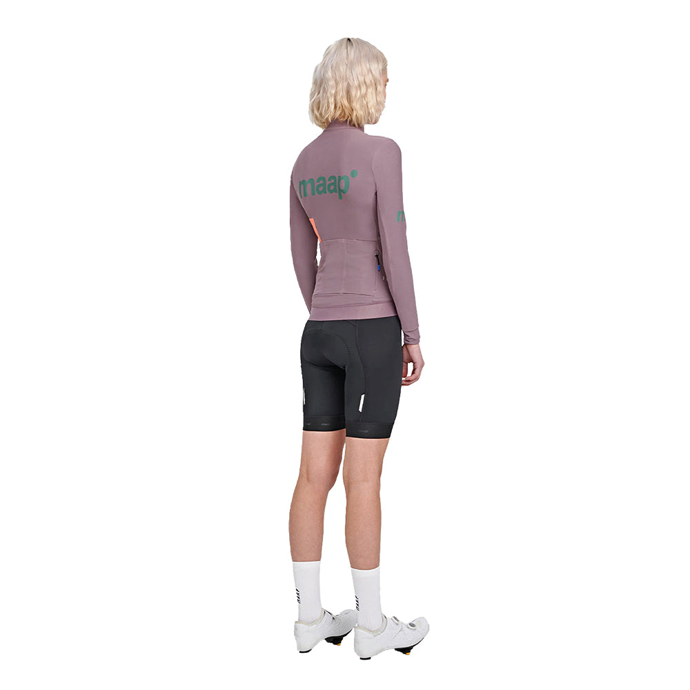 MAAP Training Thermal LS Women Jersey - Raisin AW2022-Women Long Sleeve Jerseys-