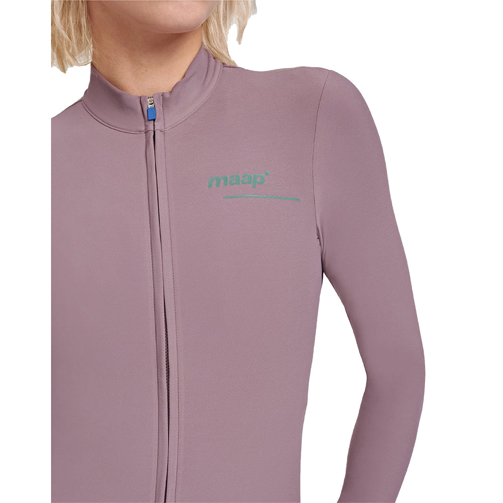 MAAP Training Thermal LS Women Jersey - Raisin AW2022-Women Long Sleeve Jerseys-