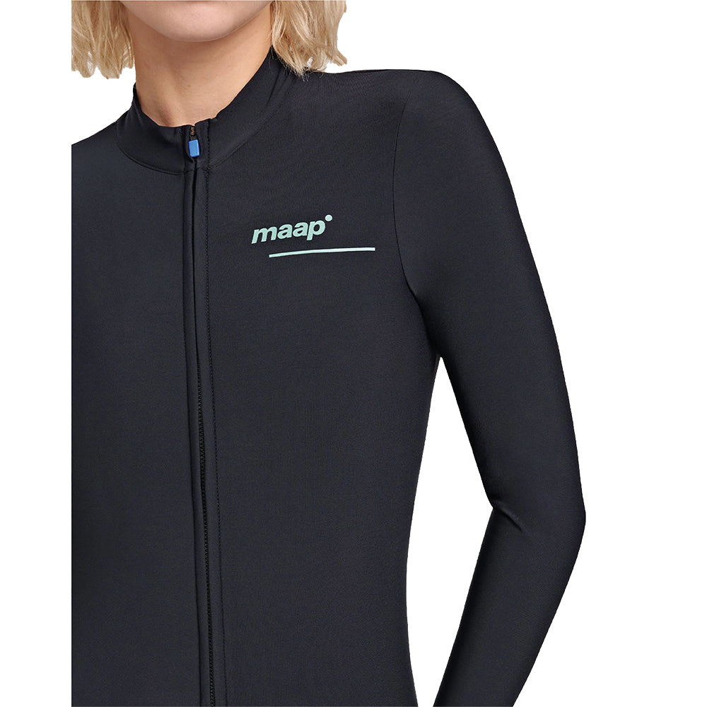 MAAP Training Thermal LS Women Jersey - Black AW2022-Women Long Sleeve Jerseys-