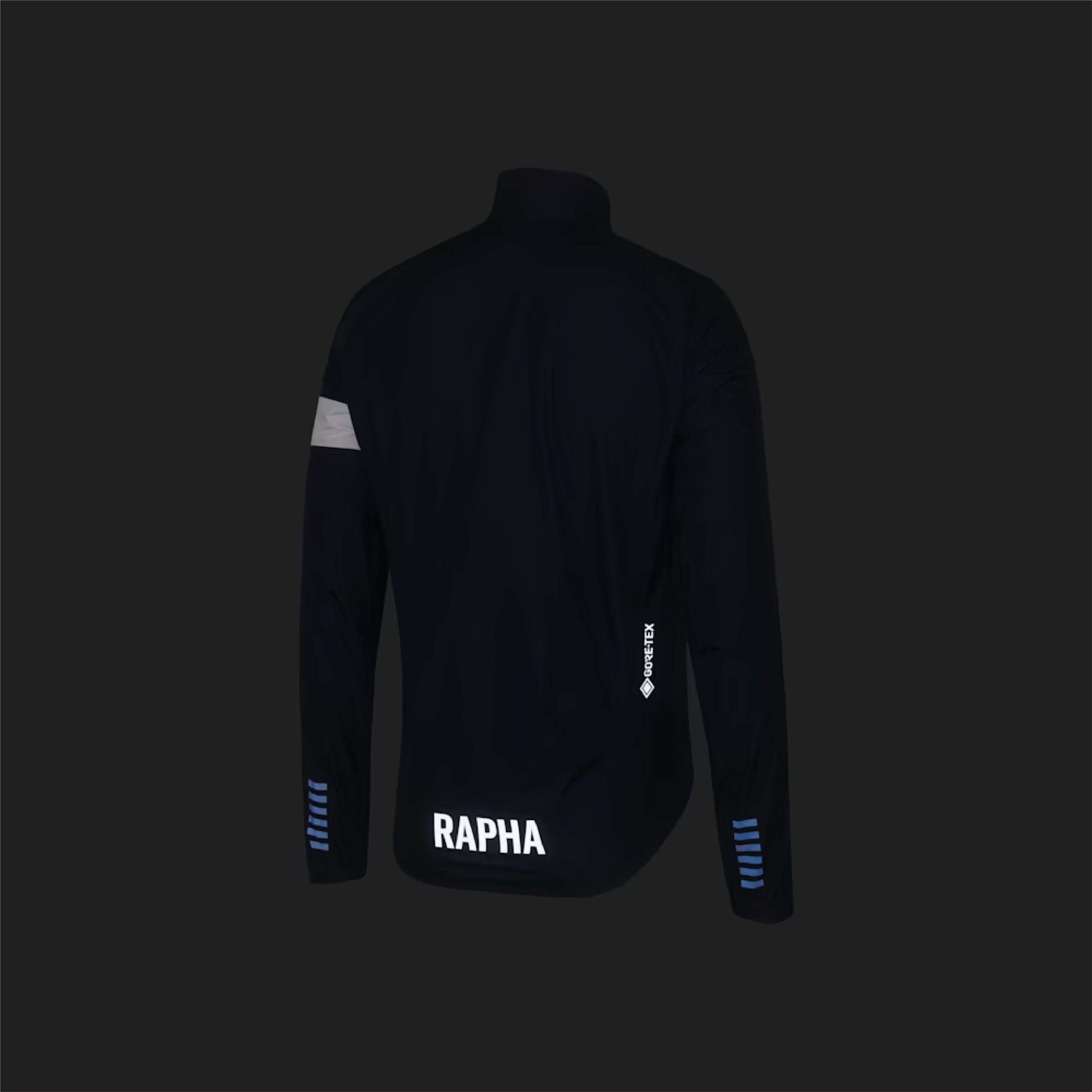RAPHA Pro Team GORE-TEX Rain Jacket AW2022 - DNW Dark Navy/White