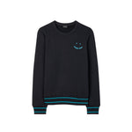 PAUL SMITH Happy Logo Sweatshirt - Black-Sweatshirts-5059674596710